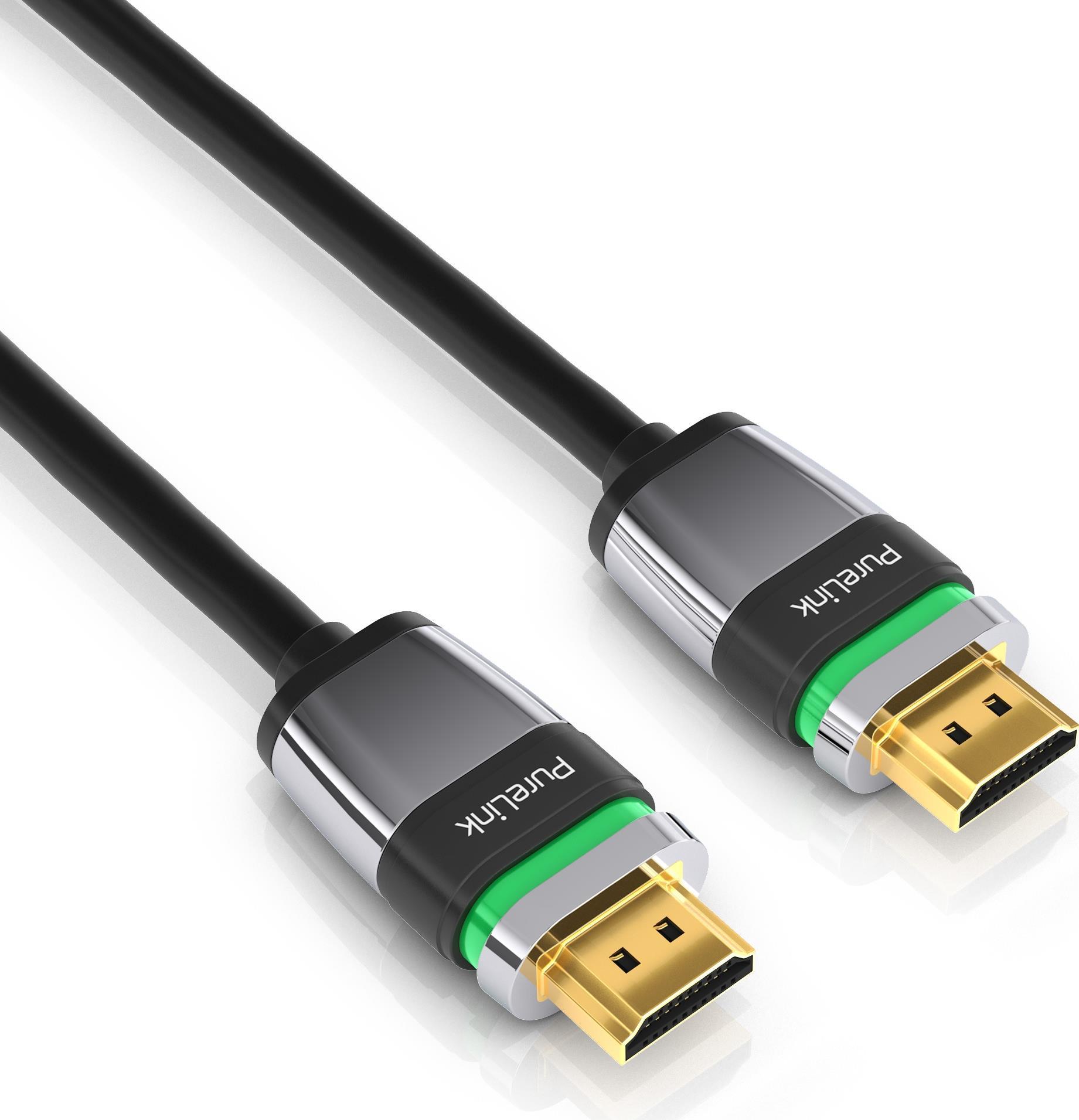 PureLink HDMI Kabel - Ultimate Serie - 8K 48Gbps - 1,5m - schwarz - LSZH Halogenfreies 8K Ultra High Speed HDMI Kabel - 1,50m (ULS1105-015) von PureLink