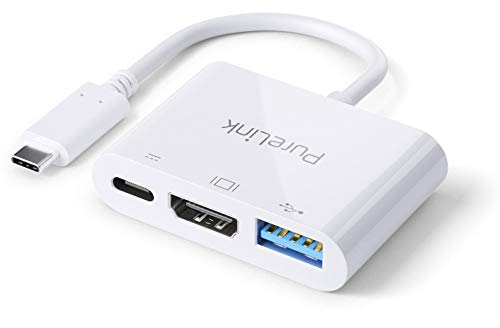 PureLink IS270 USB-C auf Multiport Adapter - iSerie 0,10m, weiß von PureLink