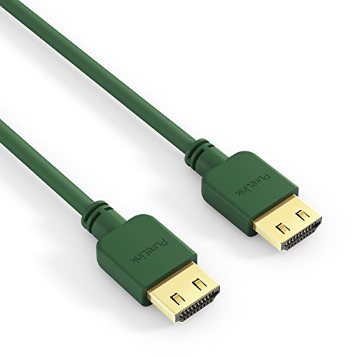 PureLink PI0503-010 High Speed HDMI Verbindungskabel (4K UltraHD (2160p), Ethernet, 18Gbps), 1m grün von PureLink