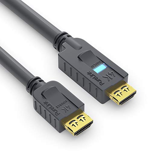 PureLink PI2010 Aktives HMDI Kabel, High Performance (18 Gbps max 20m, 10,2 Gbps max 30m), HDR, 10,0m, schwarz, PI2010-100 von PureLink