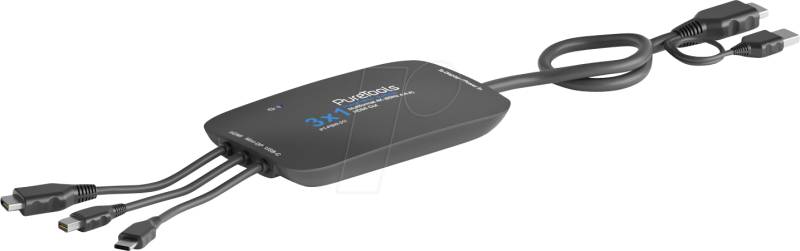 PureLink PT-PSW-31I - USB Typ-A - Schwarz - Kunststoff - 60 Hz - 3840 x 2160 - 18 Gbit/s (PT-PSW-31I) von PureLink