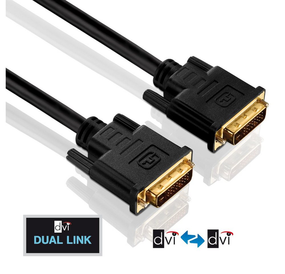 PureLink PureLink® - DVI Kabel - Dual Link - PureInstall 0,50m Video-Kabel von PureLink