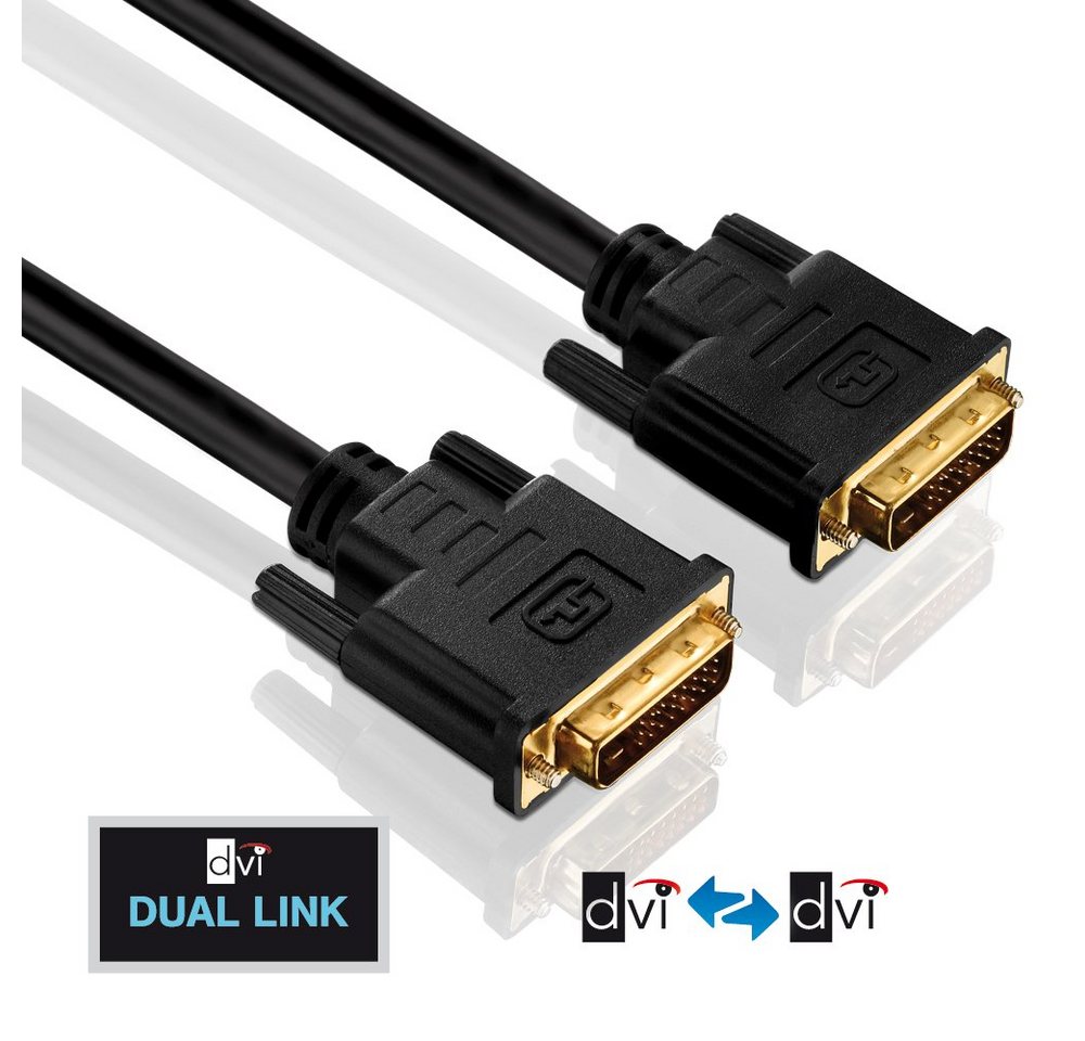 PureLink PureLink® - DVI Kabel - Dual Link - PureInstall 1,00m Video-Kabel von PureLink