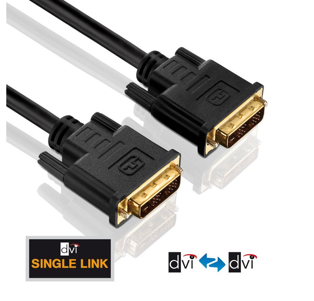 PureLink PureLink® - DVI Kabel - Single Link - PureInstall 0,50m Video-Kabel von PureLink