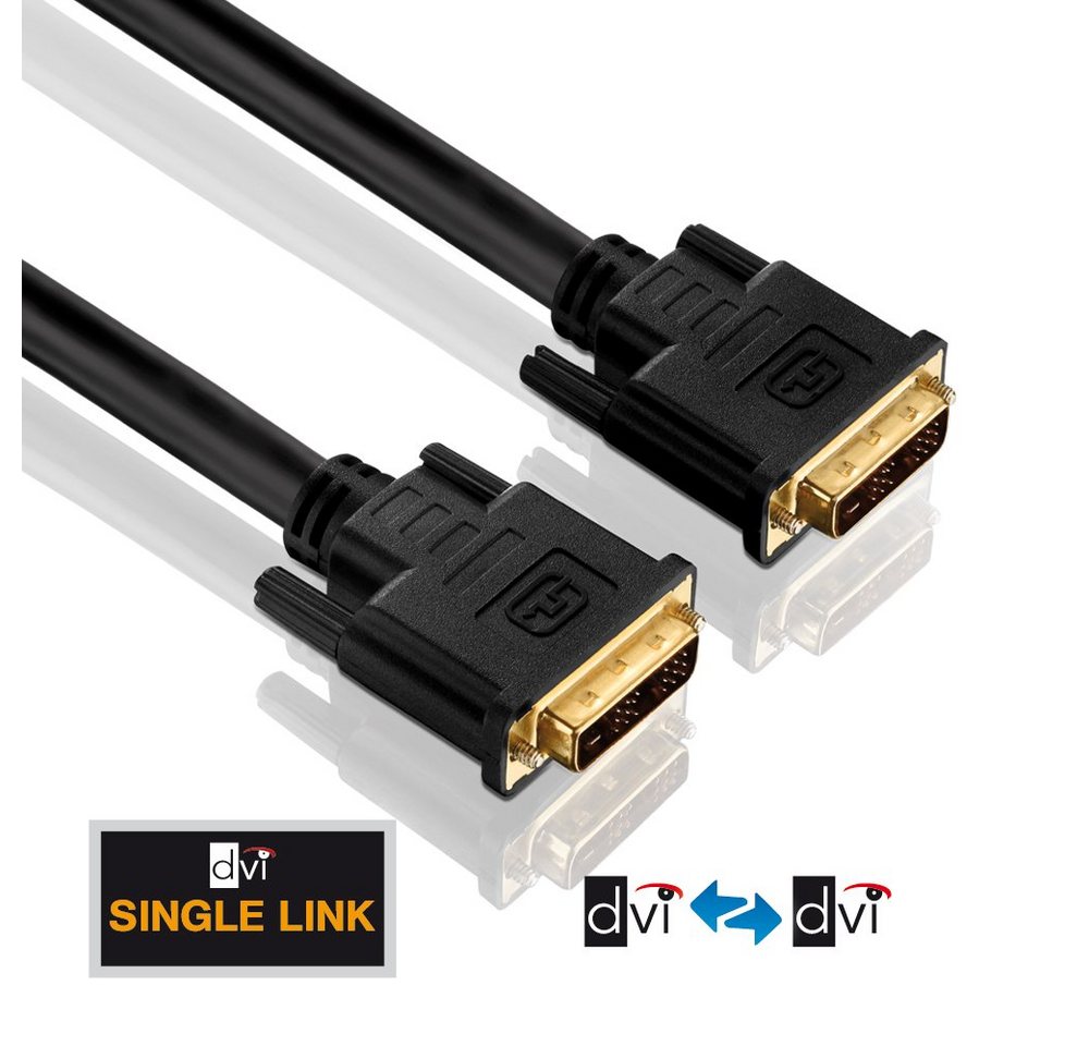 PureLink PureLink® - DVI Kabel - Single Link - PureInstall 10,0m Video-Kabel von PureLink