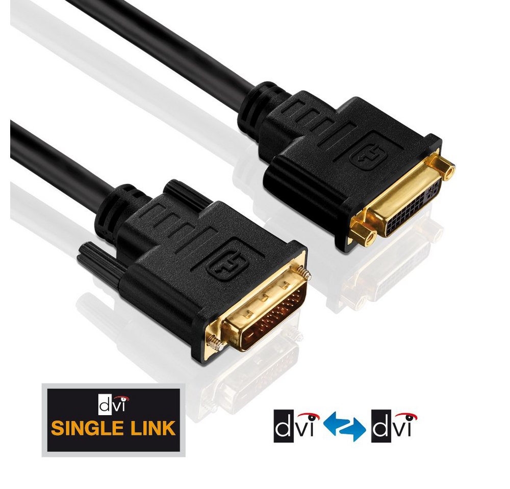 PureLink PureLink® - DVI Verlängerung - Single Link - PureInstall 3,00 Video-Kabel von PureLink