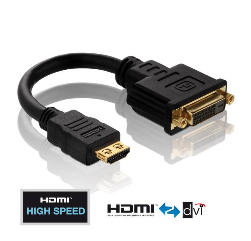 PureLink PureLink® - HDMI/DVI Adapter - PureInstall 0,10m Video-Adapter von PureLink