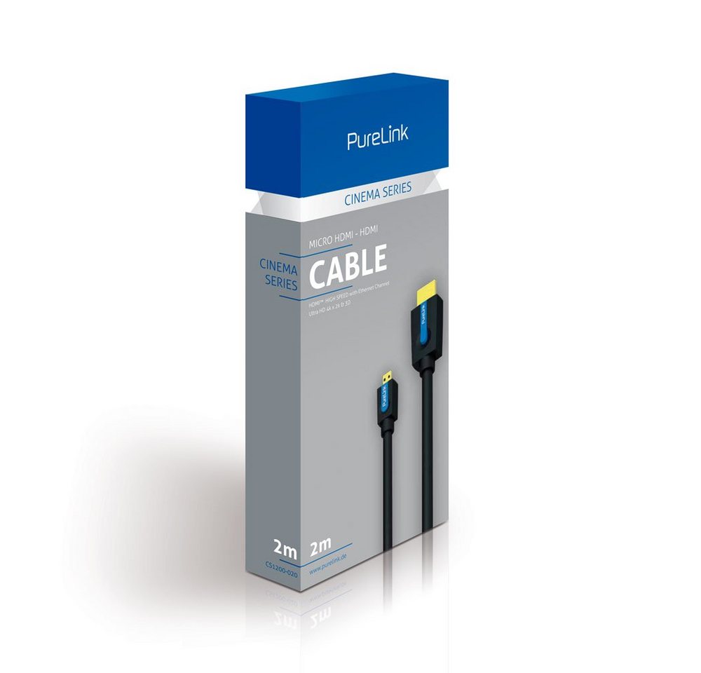 PureLink PureLink® - HDMI/Micro HDMI Kabel - Cinema Serie 2,00m HDMI-Kabel von PureLink