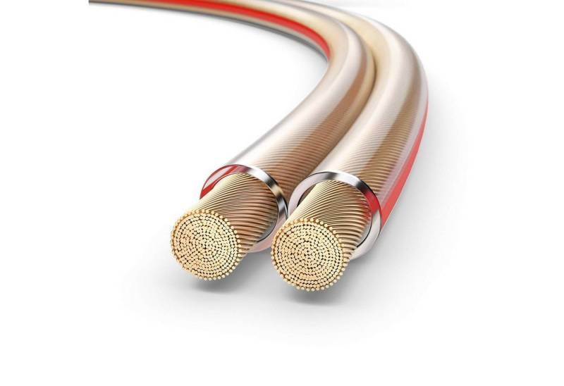 PureLink PureLink SP050-015 Lautsprecherkabel 2 x 1,5mm² (99,9% OFC Vollkupfer Audio-Kabel von PureLink