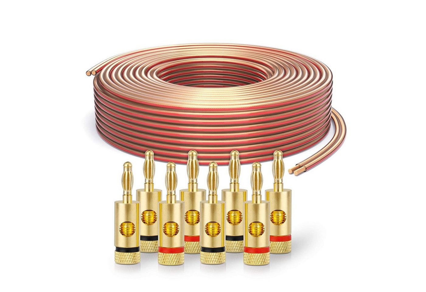 PureLink PureLink SP060-025 Lautsprecherkabel 2 x 2,5mm² (99,9% OFC Vollkupfer Audio-Kabel PureLink PureLink SP060-025 Lautsprecherkabel 2 x 2,5mm² (99,9% OFC Vollkupfer Audio-Kabel von PureLink