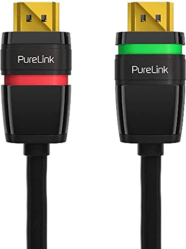 PureLink ULS1005-020 High Speed HDMI Kabel Ethernet halogenfrei mit Sicherheitsverschluss (HDMI 2.0 kompatibel, UltraHD, 4096x2304 Pixel (4K2K Quad FullHD 2160p), FullHD 3D kompatibel), schwarz von PureLink