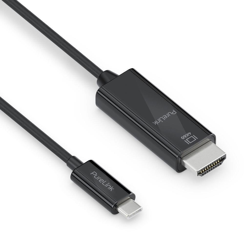 PureLink USB-C auf HDMI Kabel - 4K60 - iSerie - schwarz - 1,50m PureLink USB-C auf HDMI Kabel - 4K60 - iSerie - schwarz - 1,50m von PureLink