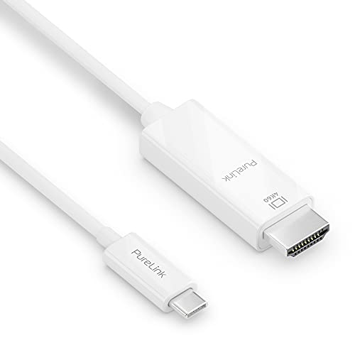 PureLink USB-C auf High Speed HDMI Kabel, 4K Ultra HD 60Hz, vergoldete Steckkontakte, 1,00m, weiß von PureLink