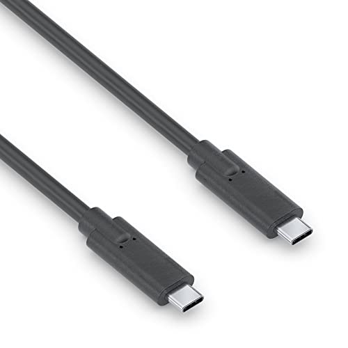 PureLink USB-C auf USB-C Kabel, USB 3.1 Gen 2 mit 10 GB/s Datenübertragung, schwarz, 1,50m von PureLink