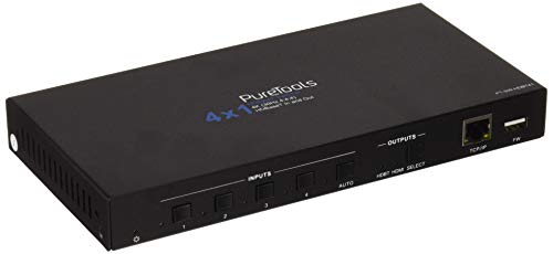 PureTools SW-HDBT41 - 4x1 HDBaseT Switcher inkl. Scaler von PureLink
