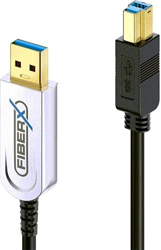 Purelink FiberX Serie - USB 3.1 Glasfaser Kabel - USB-A USB-B - 7.5m von PureLink