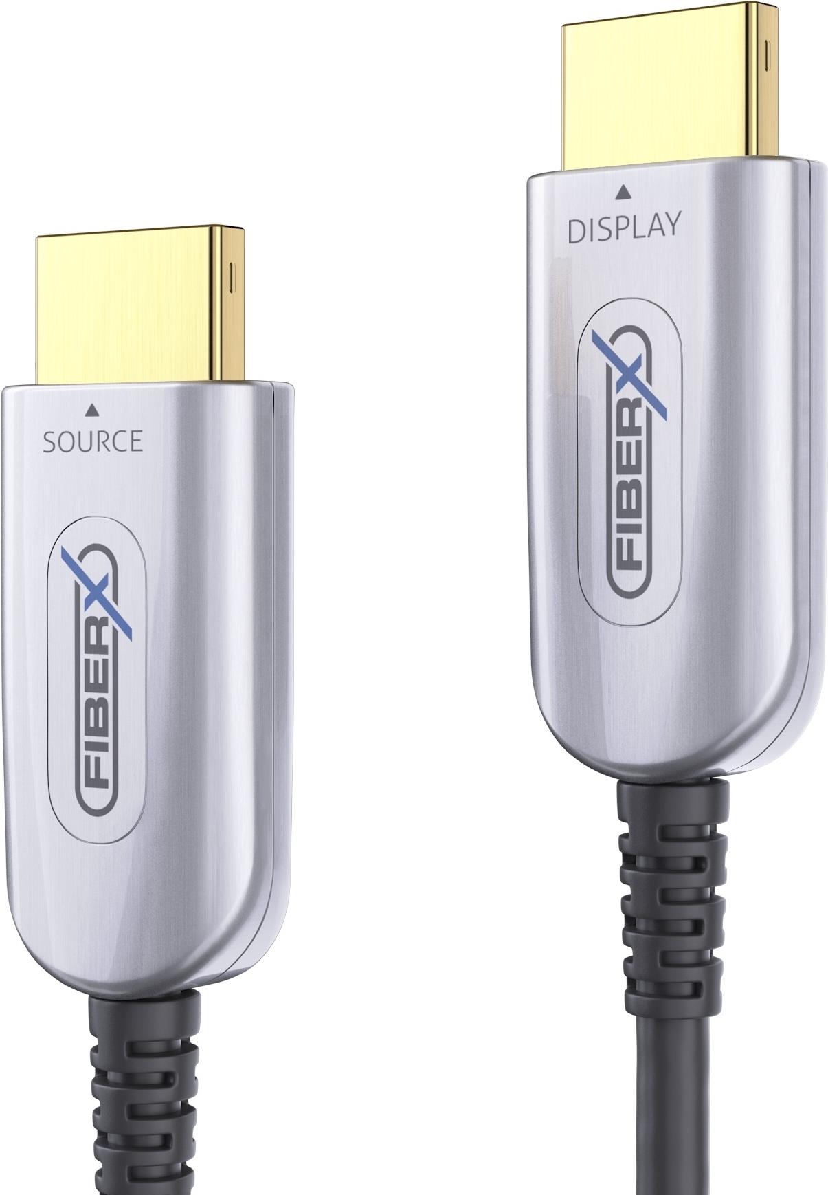 Purelink FiberX Series FX-I350 - HDMI-Kabel mit Ethernet - HDMI weiblich zu HDMI männlich - 30 m - Geschützter Hybridkupfer/Faseroptik - Schwarz - 4K Unterstützung Purelink FiberX Series FX-I350 - HDMI-Kabel mit Ethernet - HDMI weiblich zu HDMI männlich - 30 m - Geschützter Hybridkupfer/Faseroptik - Schwarz - 4K Unterstützung von PureLink