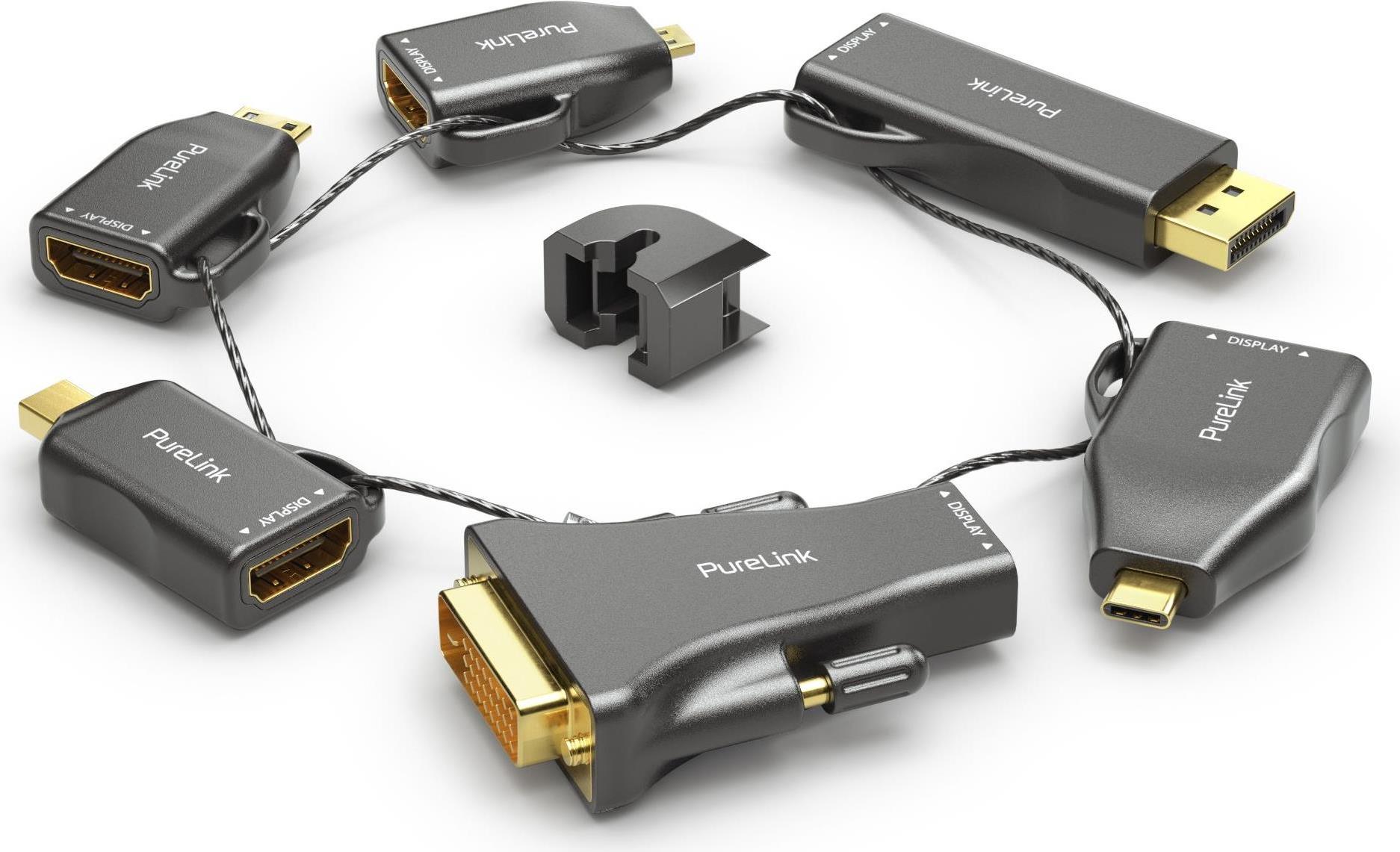 Purelink IQ Series IQ-AR210 - Videoadapter-Kit - Schwarz - Support von 4K 60 Hz von PureLink