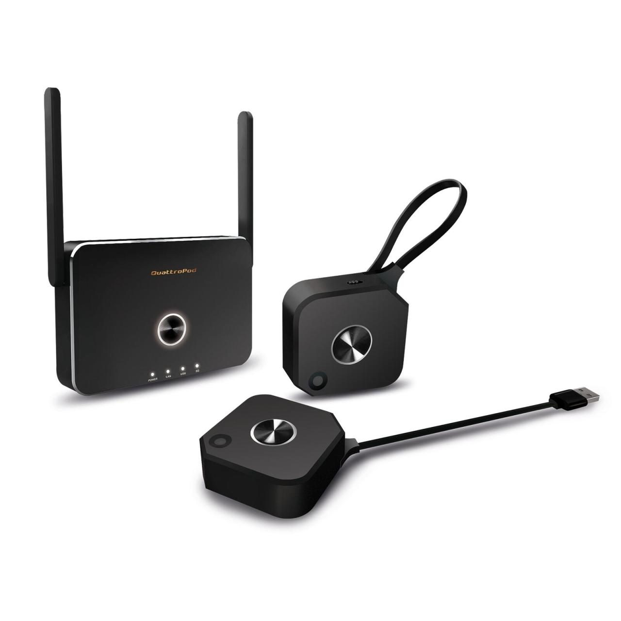 QuattroPod Mini Standard Pack - 2x Transmitter und 1x Receiver QuattroPod Mini Standard Pack - 2x Transmitter und 1x Receiver von QuattroPod
