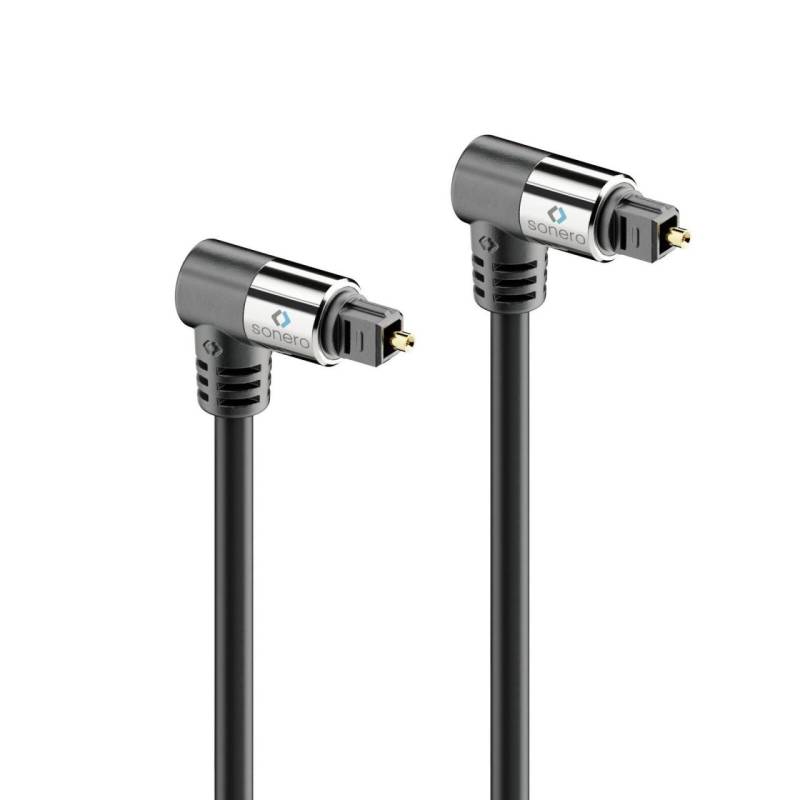 Sonero Optisches Audio Kabel 2x90° 1,5m von sonero