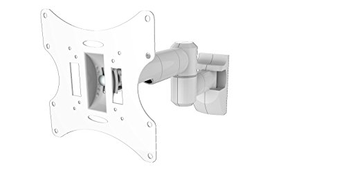 PureMounts LM-TS32EW Wandhalterung für TV Geräte mit 58-107cm (23-42"), VESA 200x200, neigbar: +/-20°, schwenkbar: +/-90°, Wandabstand: 100-470mm, Traglast max: 30kg, weiß PM-LM-TS32EW von PureMounts