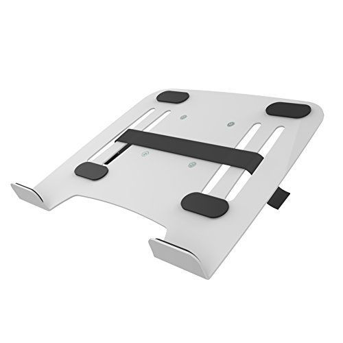 PureMounts PM-ADAPT-NBW Notebookhalterung für VESA Tischhalterungen weiß, 75x75 und 100x100 von PureMounts