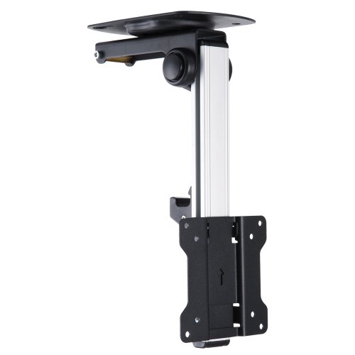 PureMounts PM-SLOPE-23 Premium Deckenhalterung für Fernseher, optimal für Dachschrägen, neigbar max. 105°, höhenverstellbar, Traglast: max. 20kg, VESA bis 100x100, universell von PureMounts