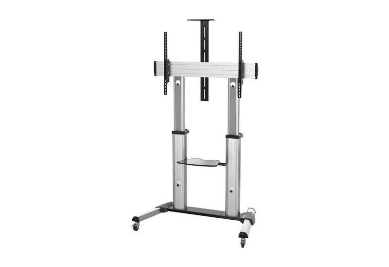 PureMounts PureMounts PDS-0011C Single Screen TV Standfuß 1000 x 600 mm Silbergra TV-Wandhalterung von PureMounts