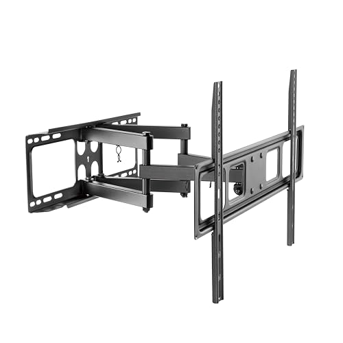 PureMounts TV Wandhalterung, neigbare und schwenkbare Universal Halterung für 32-70 Zoll Flach & Curved Ferseher bis 40kg, Fernsehhalterung max. VESA 600x400 mm, Schwarz PureMounts TV Wandhalterung, neigbare und schwenkbare Universal Halterung für 32-70 Zoll Flach & Curved Ferseher bis 40kg, Fernsehhalterung max. VESA 600x400 mm, Schwarz von PureMounts