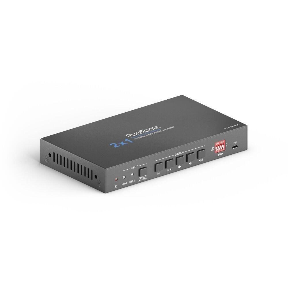 PureTools - 2x1 Telekonferenz Switcher USB C und HDMI Eingang und HDMI Ausgan... PureTools - 2x1 Telekonferenz Switcher USB C und HDMI Eingang und HDMI Ausgan... von PureTools