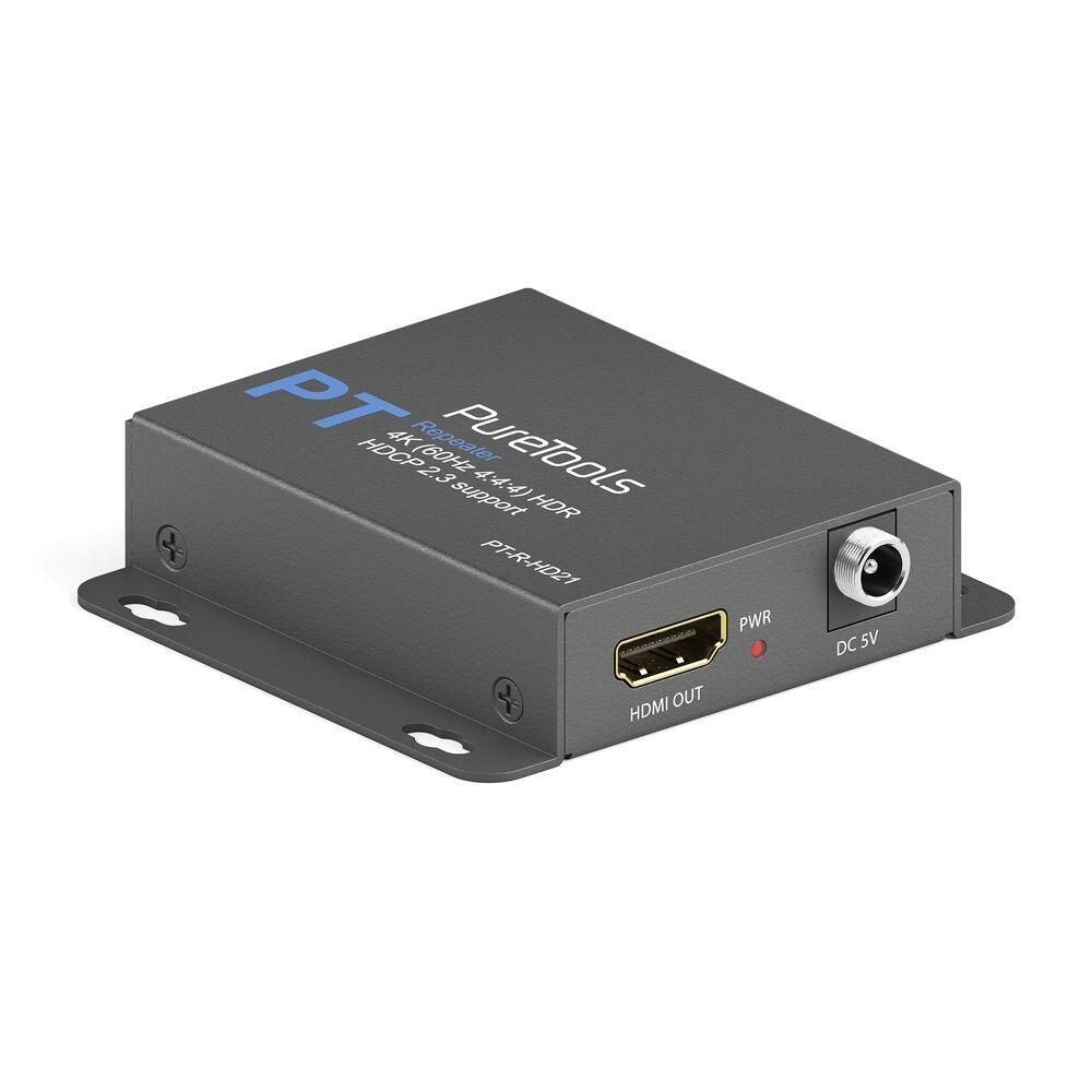 PureTools - HDMI2.0 In-Line Repeater - 4K (60Hz 4:4:4) HDR HDCP 2.3 Unterstüt... von PureTools