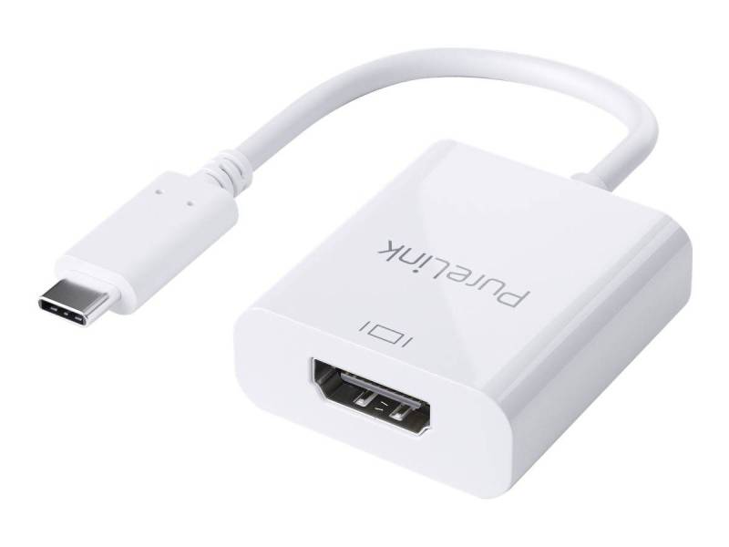 PureLink Adapter 0,10m iSerie IS180 USB-C auf HDMI 4K60Hz weiß von Purelink GmbH