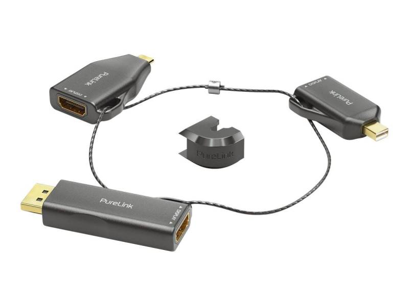 PureLink Adapter Ring klein IQ-AR100 miniDP/DP/USB-C auf HDMI von Purelink GmbH
