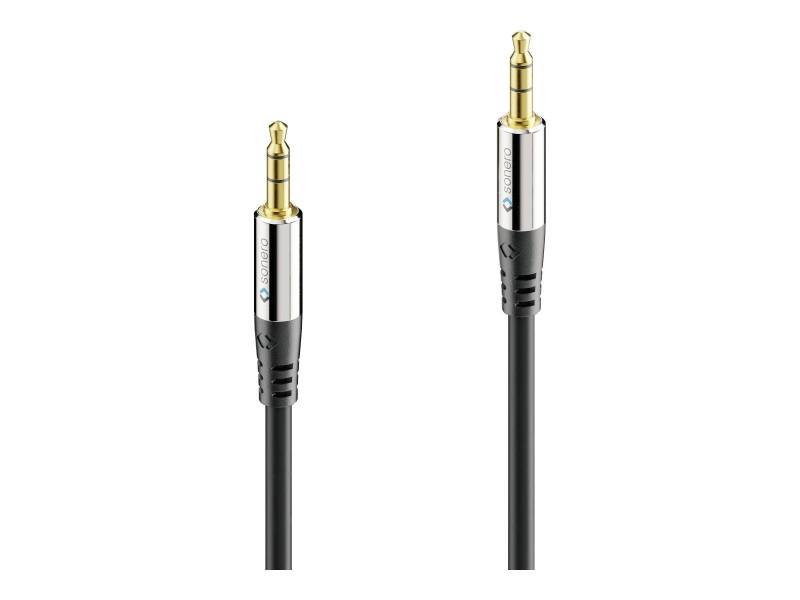 Sonero Premium Audio-Kabel S-AC500-015 3,5mm Klinke,Aluminiumstecker,1,5m Sonero Premium Audio-Kabel S-AC500-015 3,5mm Klinke,Aluminiumstecker,1,5m von Purelink GmbH