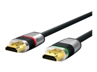 Purelink Ultimate ULS1000 - HDMI-Kabel mit Ethernet - HDMI-Stecker auf HDMI-Stecker - 10 m - dreifach abgeschirmt - schwarz - rund, 4K-Unterstützung von Purelink