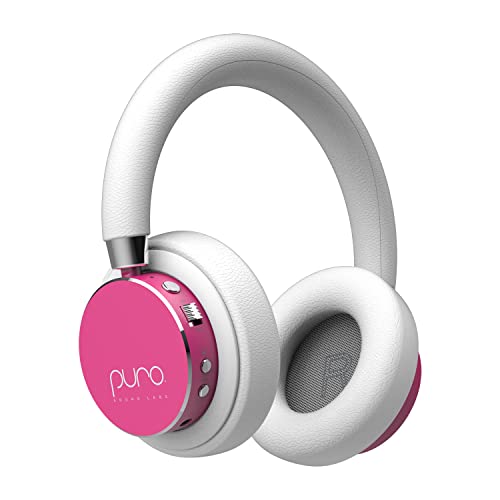 Puro Sound Labs BT2200-Plus Lautstärkebegrenzende Bluetooth-Kopfhörer für Kinder - Sicherere Kopfhörer für Kinder - Studio-Qualität und Geräuschisolierung – Pink von Puro Sound Labs