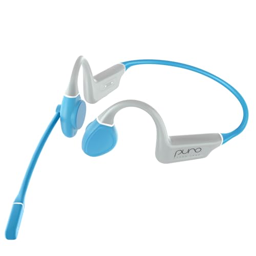 Puro Sound Labs PuroFlex-Kids Offene Ohr-Kopfhörer mit Knochenleitung, Bluetooth 5.3, schweißresistent, Sport-Kopfhörer mit integriertem Mikrofon, Blaugrün Puro Sound Labs PuroFlex-Kids Offene Ohr-Kopfhörer mit Knochenleitung, Bluetooth 5.3, schweißresistent, Sport-Kopfhörer mit integriertem Mikrofon, Blaugrün von Puro Sound Labs