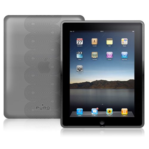 PURO iPad Silicon Sleeve, Schwarz – Schutzhülle für Tablet (iPad, Schwarz) von Puro