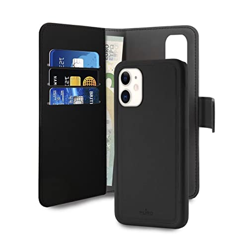 Puro 2-in-1-Lösung, magnetische Schutzhülle + 3 Kreditkartenfächer, Schwarz Puro 2-in-1-Lösung, magnetische Schutzhülle + 3 Kreditkartenfächer, Schwarz von Puro