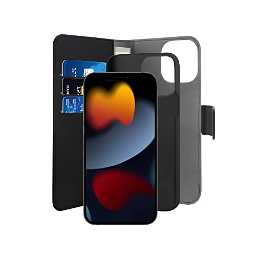 Puro Bookstyle Handyhülle;2in1;Abnehmbare Hülle;Kunstleder Kompatibel mit iPhone 13 Pro Magnetverschluss;3 Kartenfächer Schwarz Puro Bookstyle Handyhülle;2in1;Abnehmbare Hülle;Kunstleder Kompatibel mit iPhone 13 Pro Magnetverschluss;3 Kartenfächer Schwarz von Puro