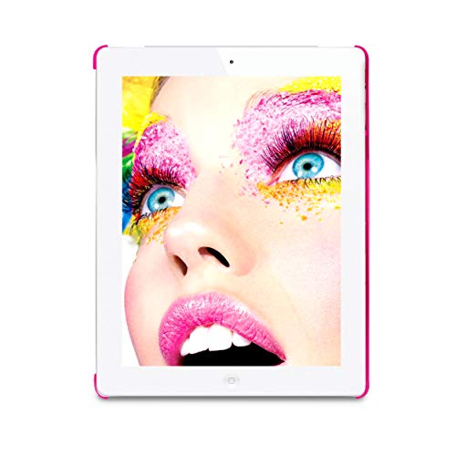 Puro Crystal Neon Schutzhülle Rückseite für iPad und iPad 2 rosa Rose von Puro