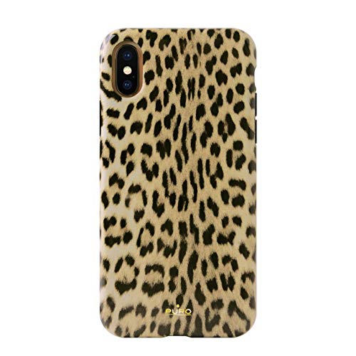 Puro Glam Cover Leopard iPhone XS Max Black von Puro