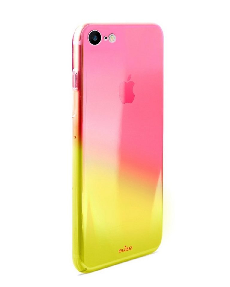 Puro Handyhülle Hologram Cover für Apple iPhone 7/8/SE 2020, für iPhone 7/8/SE 2020, Anti-Kratz, Transparentes Polycarbonat von Puro