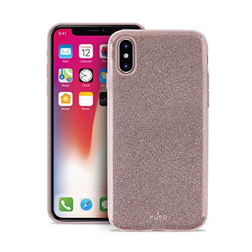 Puro IPCXSHINERGOLD Shine Schutzhülle für Apple iPhone X Rose Gold von Puro