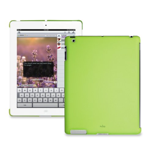 Puro iPad2BCOVERGRN Schutzhülle für iPad 2 (24,6 cm / 9,7 Zoll), Kunststoff, Grün von Puro