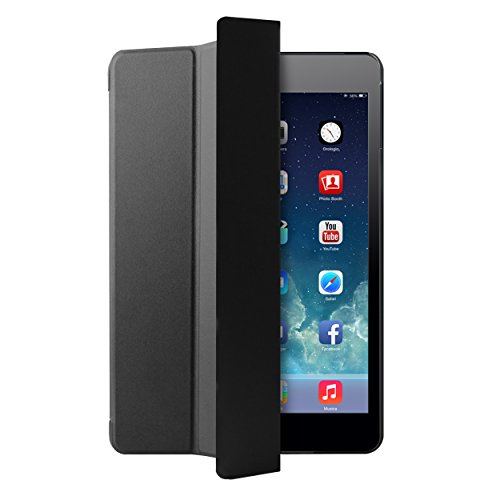 Schutz für iPad Air 2, Funktion Stand Up Backcover, flexibel, Magnetverschluss schwarz schwarz von Puro