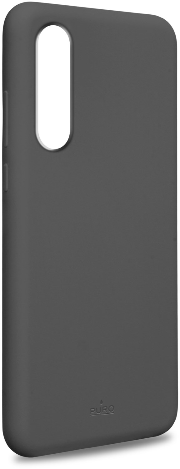 Silicon Case microfiber für Huawei P30 grau von Puro