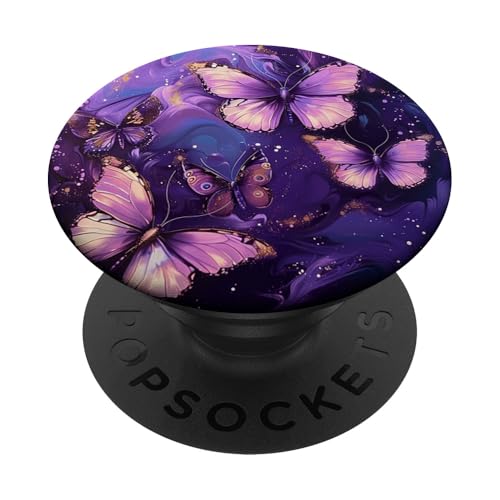 Lila Schmetterlinge Galaxie Sterne Nacht PopSockets Klebender PopGrip Lila Schmetterlinge Galaxie Sterne Nacht PopSockets Klebender PopGrip von Purple Art Butterfly Aestetic