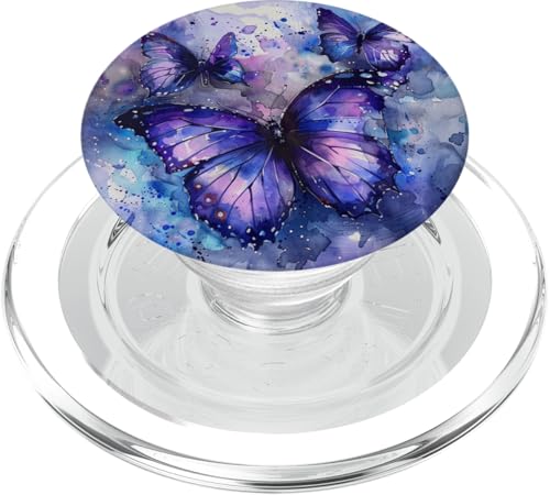Monarch Schmetterling Lila PopSockets PopGrip für MagSafe Monarch Schmetterling Lila PopSockets PopGrip für MagSafe von Purple Art Butterfly Aestetic