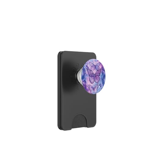 Monarch Schmetterling Lila PopSockets PopWallet für MagSafe von Purple Art Butterfly Aestetic
